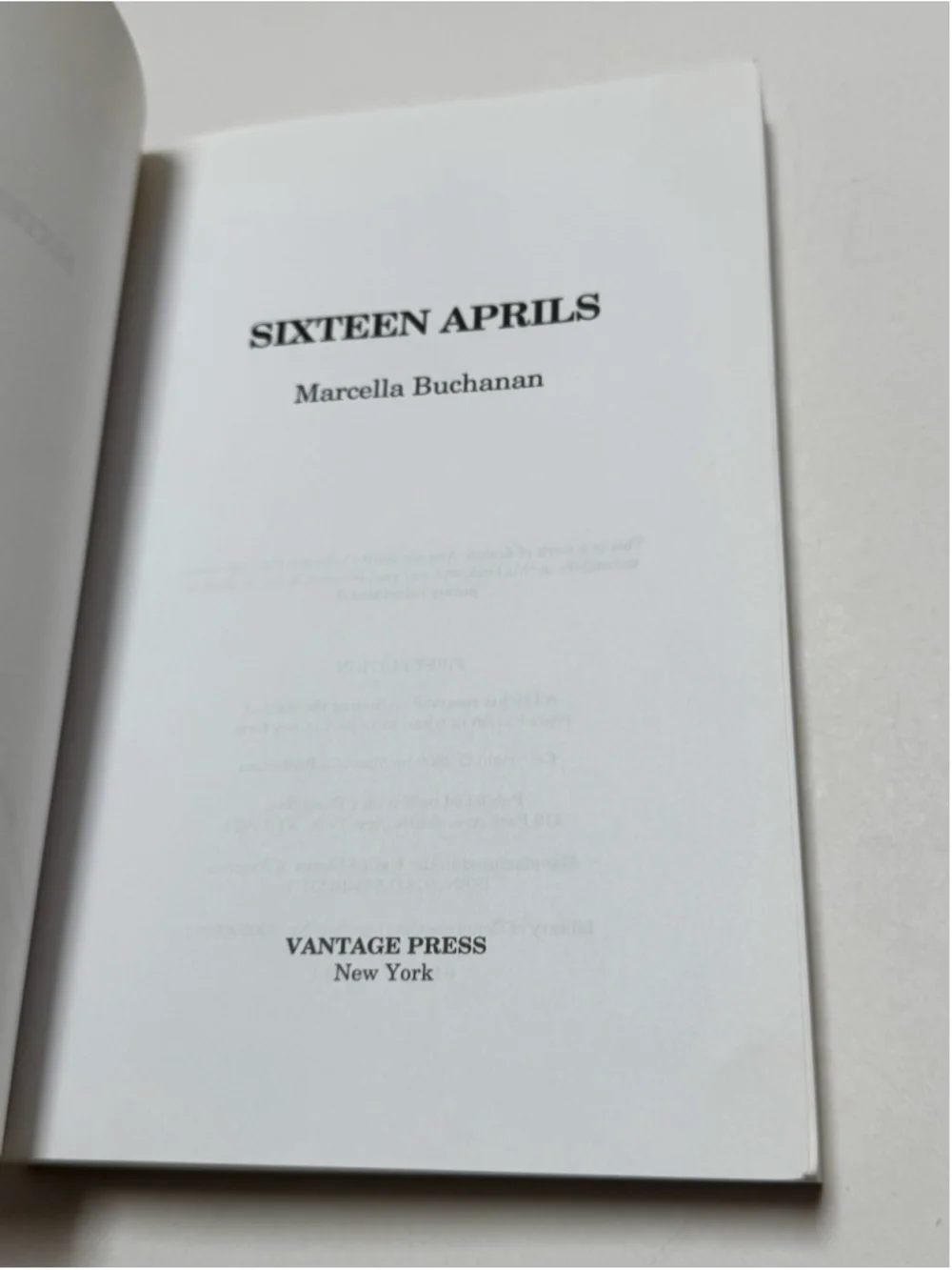 Unbranded sixteen aprils